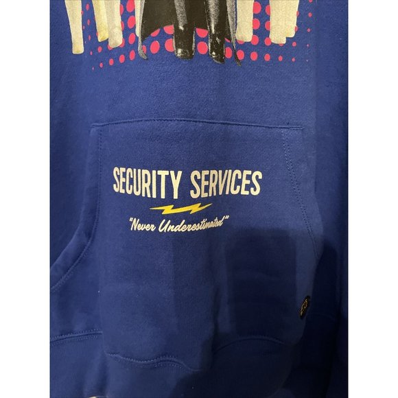 NEW Star Wars Hoodie Adult Large Blue Darth Vader Security 45th Disney Parks - Picture 3 of 7